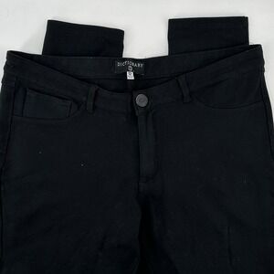 Dictionary Black Skinny Leg Pants Women Size 12 Soft Stretchy